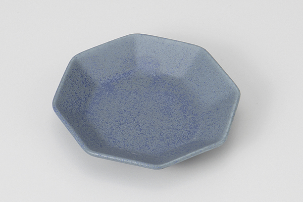 ネイビー 八角豆皿