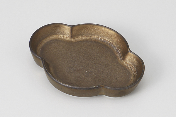 ゴールド 雲型小皿