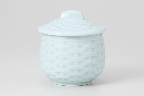 青磁カゴメ 小むし碗