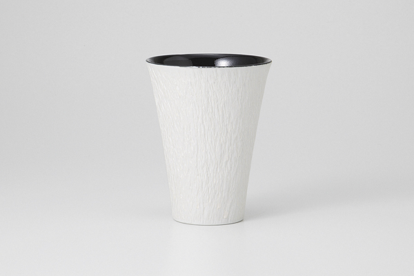 黒釉銀彩 トチリカップ