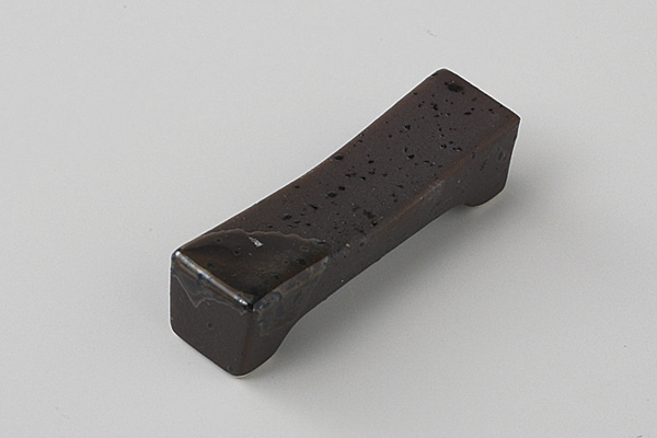 こげ茶水晶 橋形箸置