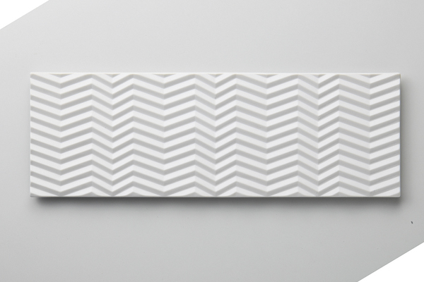 白ビスク 矢羽長皿