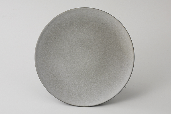 炭化土塗分(グレー) 丸プレートＭ