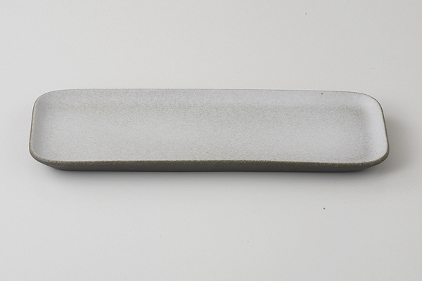 炭化土塗分(グレー) 長角プレートＳ