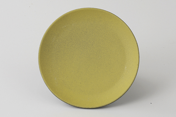 炭化土塗分(イエロー) 丸プレートＳ