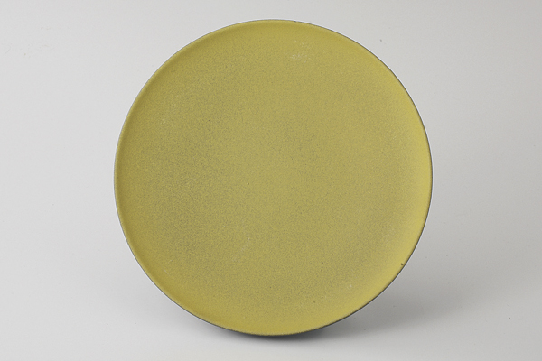 炭化土塗分(イエロー) 丸プレートＭ