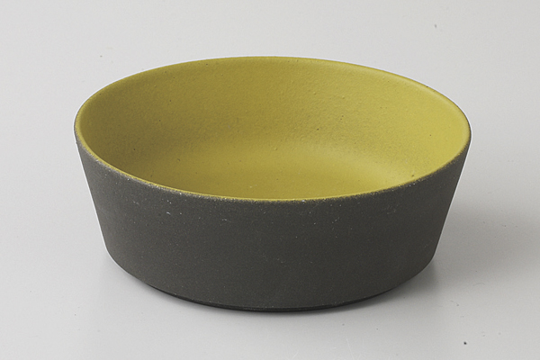 炭化土塗分(イエロー) 浅ボール