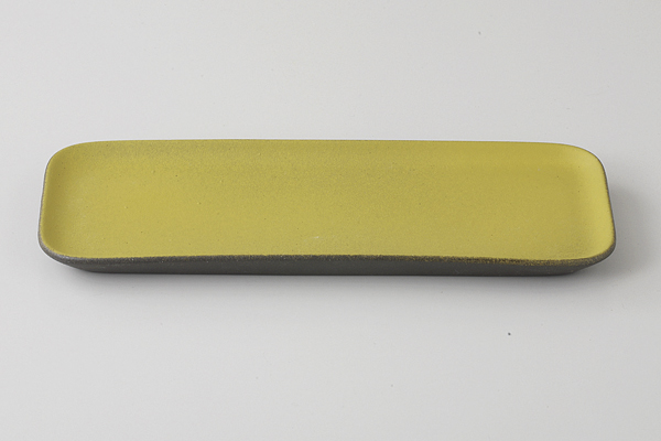 炭化土塗分(イエロー) 長角プレートＳ
