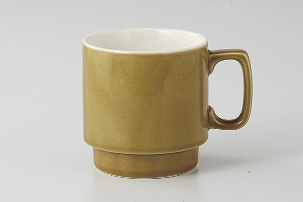 淡アンバー スタックマグカップ