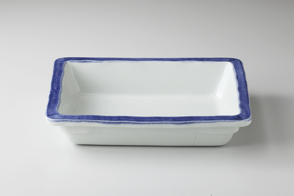 渕呉須 1/2フードパン(深)