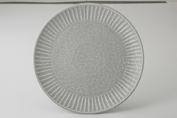 グレーマット 削ぎ目15cmプレート