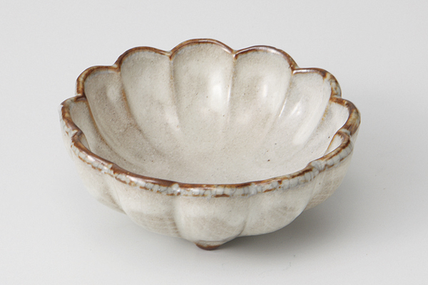 御本手 菊型小鉢