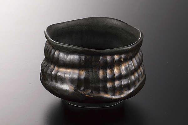 金釉散し 抹茶碗(大)