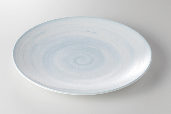 パール青 9吋ミートプレート