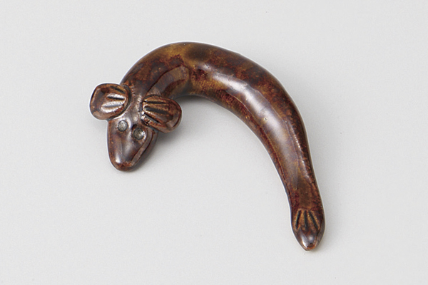 アメ釉 うなぎ箸置