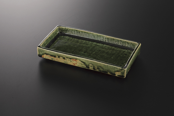 織部 切立長方皿