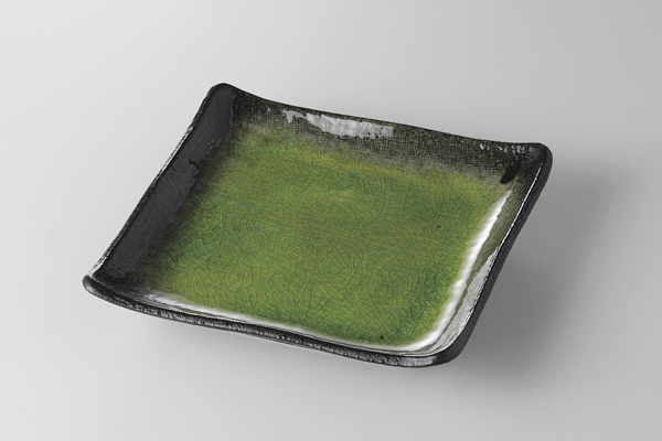 ヒスイ有明 正角皿(小)