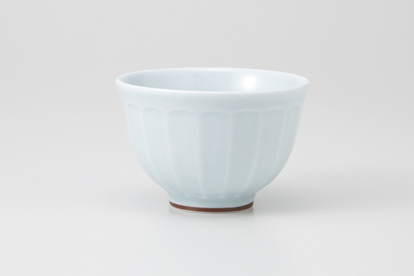 青白磁彫 煎茶
