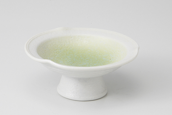 ヒワ吹 高台皿(小)