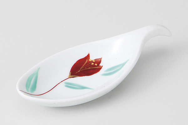 青白磁小花 スプーン小付