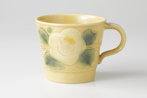 黄瀬戸椿 マグカップ