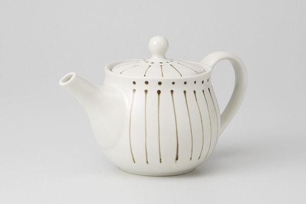 茶十草 ポット(アミ付)