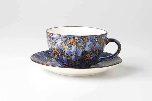 【廃番】ステンドグラス(青) コーヒーC/S