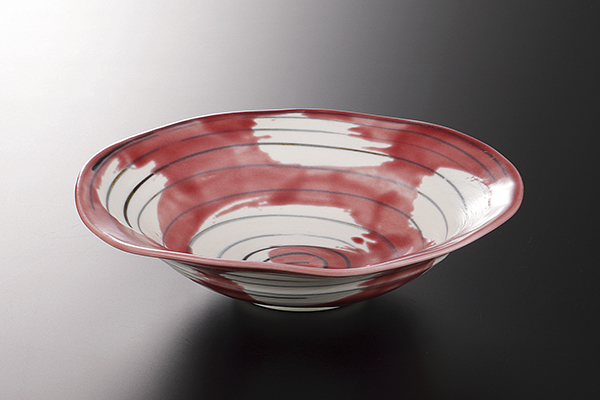 水彩刷毛(桃) 平鉢