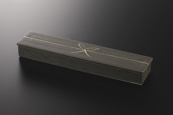 水引黒 箱型付出皿