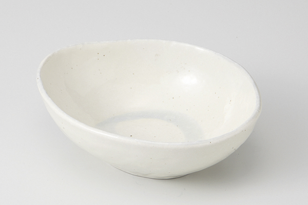 刷毛粉引 たまご鉢(中)