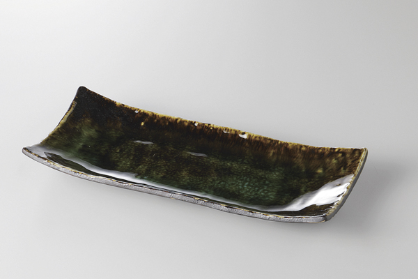 砂目オリベ 浜付付出皿