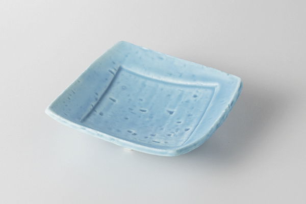 トルコマット 変形リム角小皿