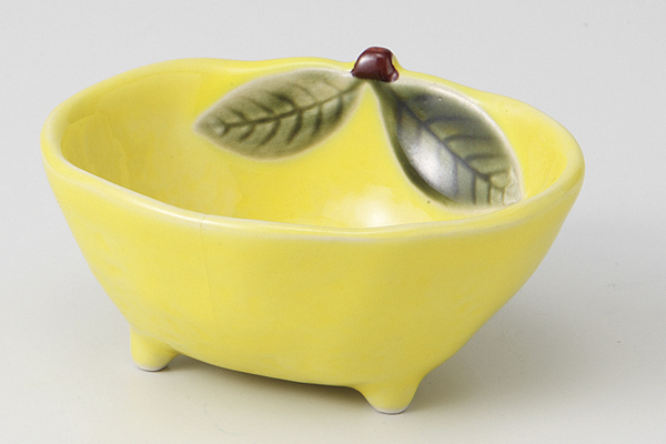 透明黄 ゆず小付