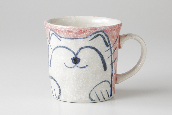 【廃番】猫(桃) マグカップ