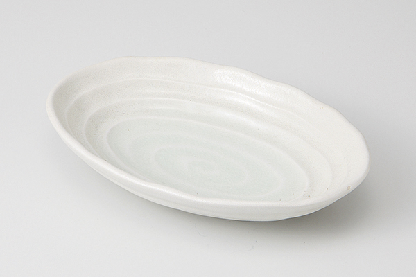 【廃番】初氷 楕円鉢