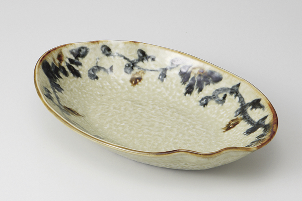 花唐草 楕円8.0鉢