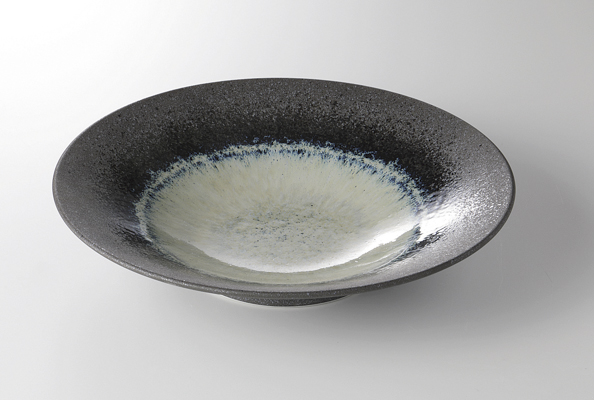 ゆうゆう黒鉄 輪二重8.0浅鉢