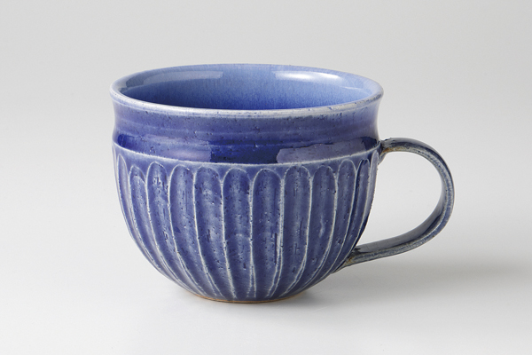 ルリ白流し 削ぎ丸マグ