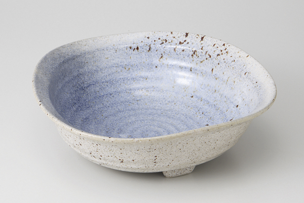 うのふルリ吹 三つ足変形鉢大