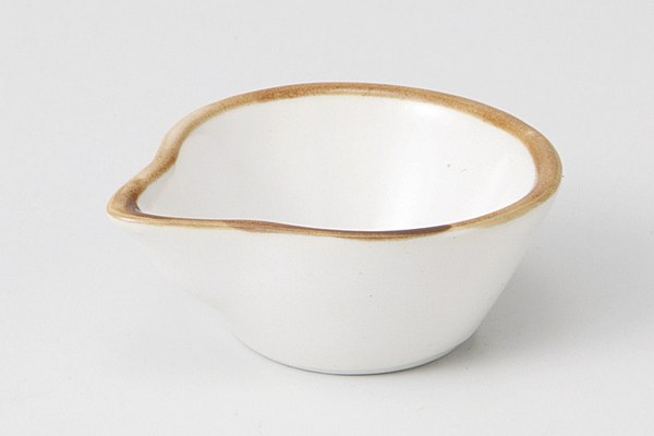 【廃番】渕錆ホワイト 片口小珍味