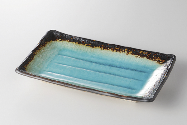 スカイブルー 7.0焼物皿