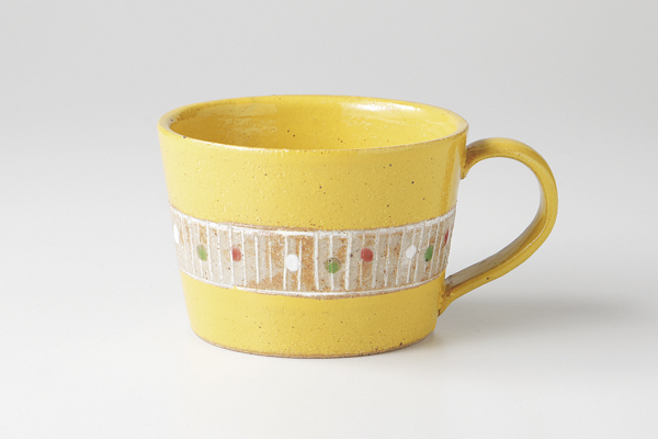 イエローライン スープカップ