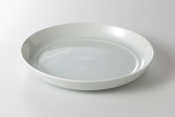 水青 24cmプレート(re食器)