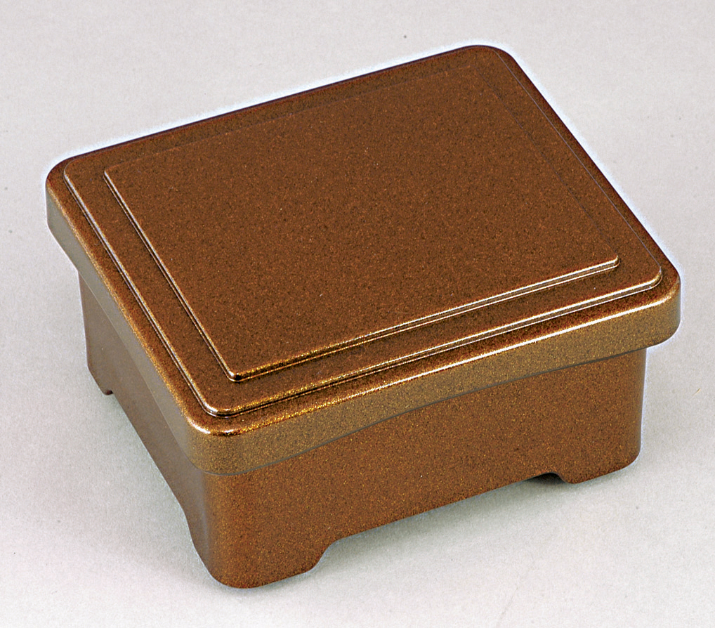 ﾐﾆ丼重 梨地内朱塗