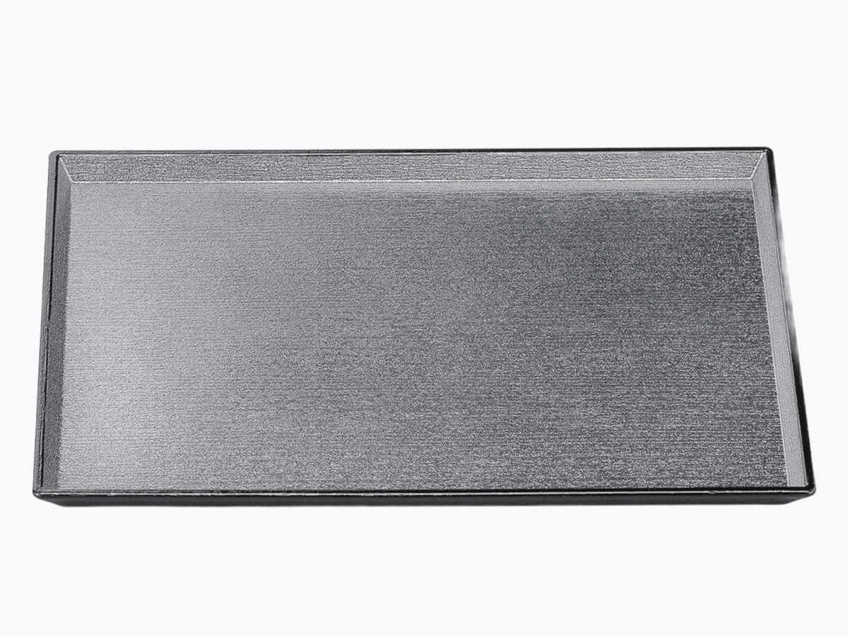 清流長手盆 銀梨地天黒SL 尺1(NS加工)