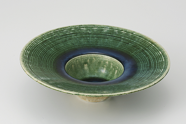 織部つば型 向付