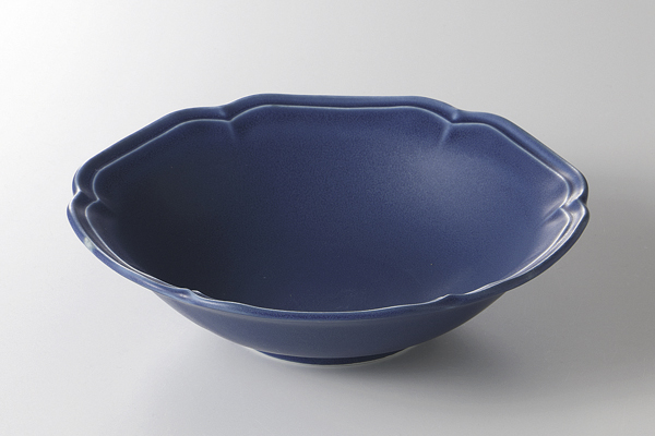 藍ai 雪華5.0浅鉢