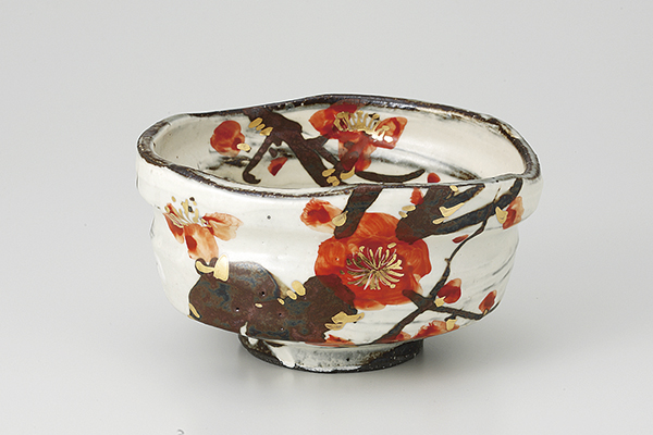 紅梅(無鉛) 小鉢