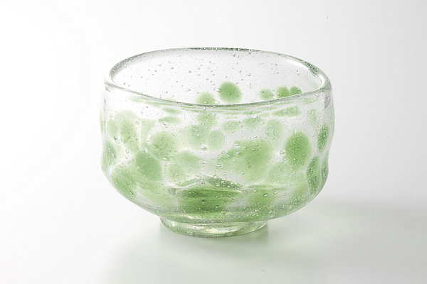 緑点紋 抹茶型小鉢