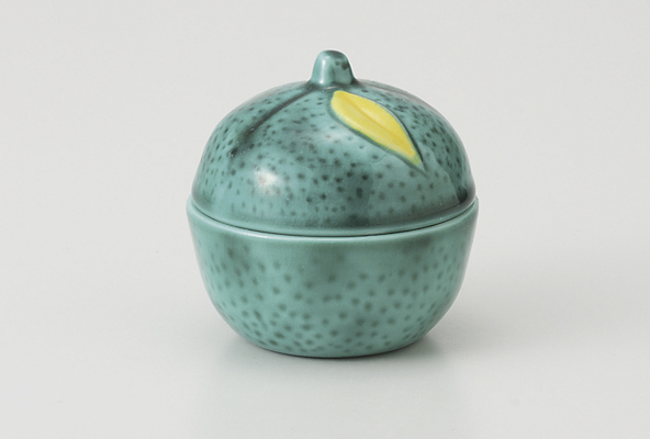 緑交趾ゆず 蓋付珍味